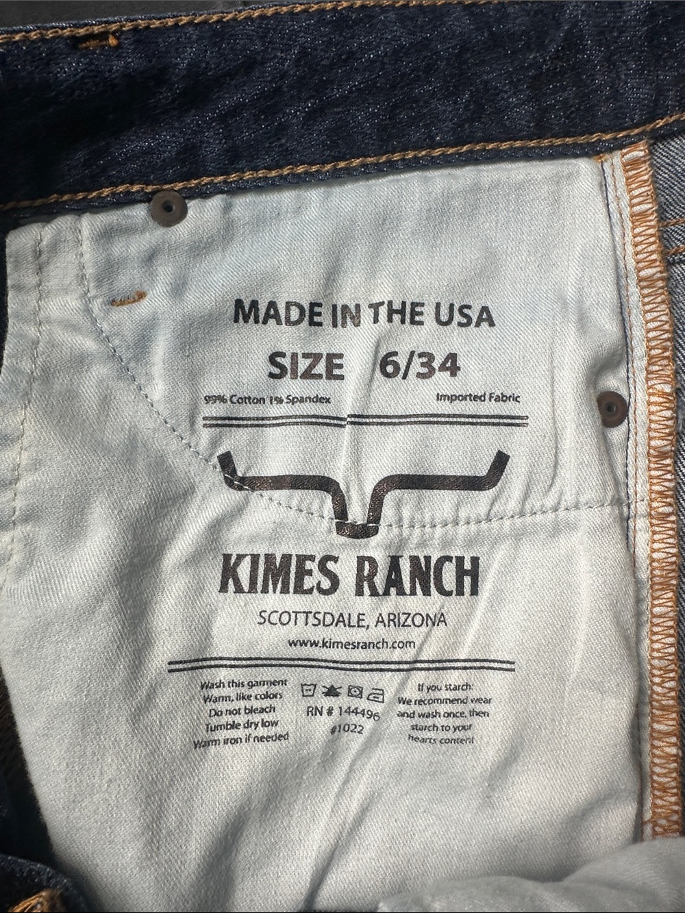Kimes Ranch Women's Jeans - “Jennifer” Size 6/34 - Picture 8 of 8